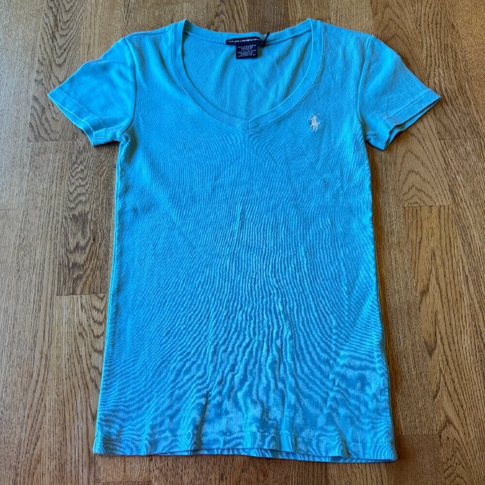Ralph Lauren Sport Blue Top Size Small
